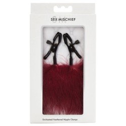 S&M Enchanted Feather Nipple Clamps